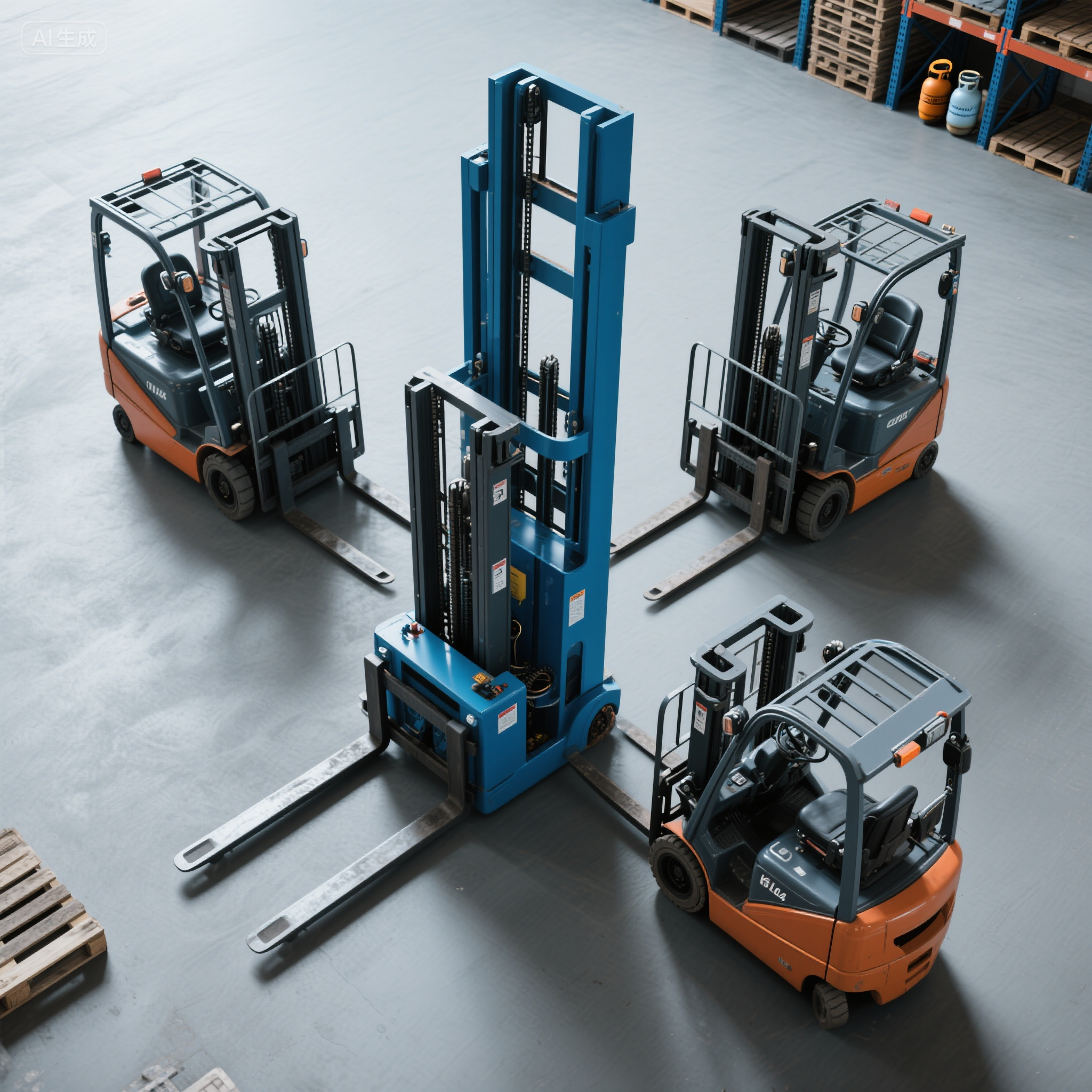 jimeng-2025-08-12-2407-三向电动托盘堆垛机 柴油叉车液化石油气叉车