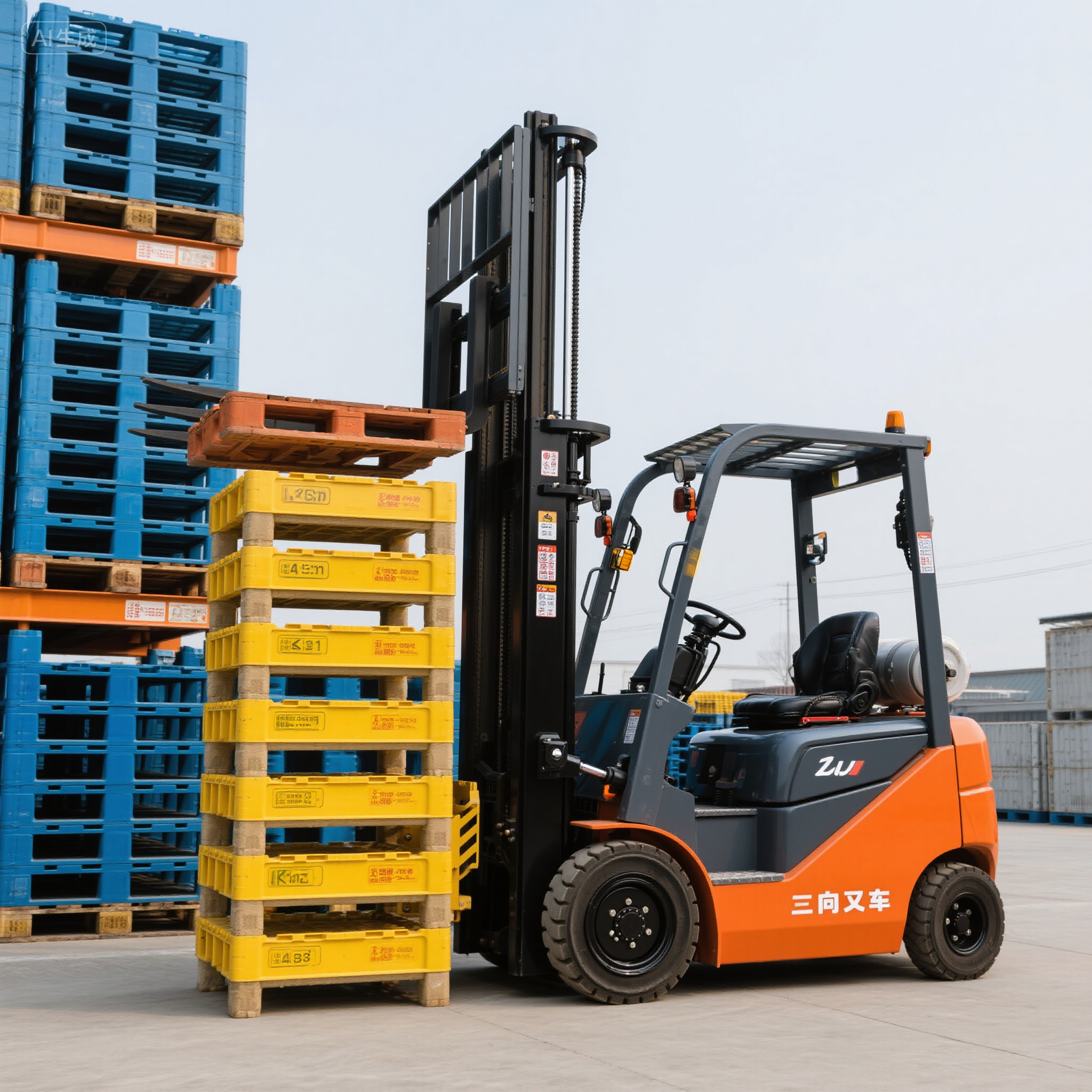 jimeng-2025-08-12-8096-三向电动托盘堆垛机 柴油叉车液化石油气叉车